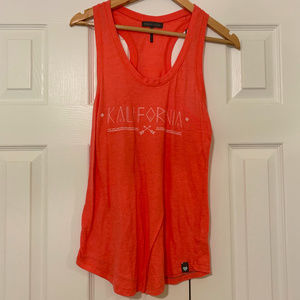 Kendall and Kylie Kalifornia Orange Tank Top